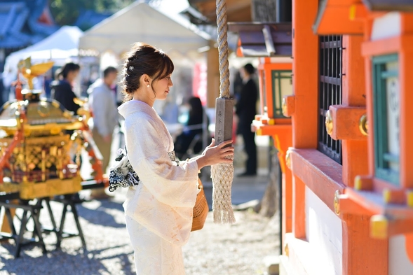 [夕朝食付]着物で散策　祇園の中心地に泊まって京都の思い出作り